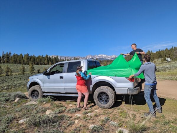 tarp on truck bed