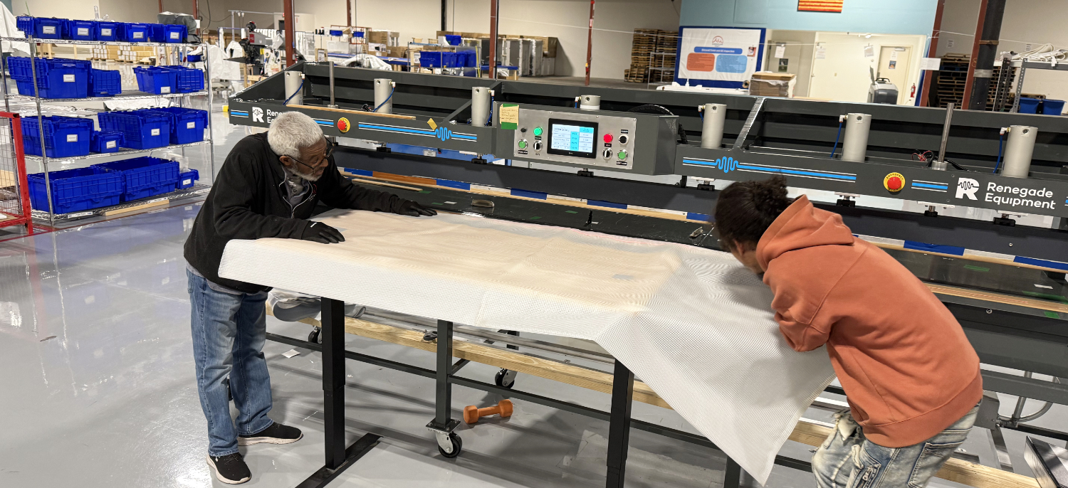 pulse packet welding a renegade fabric product